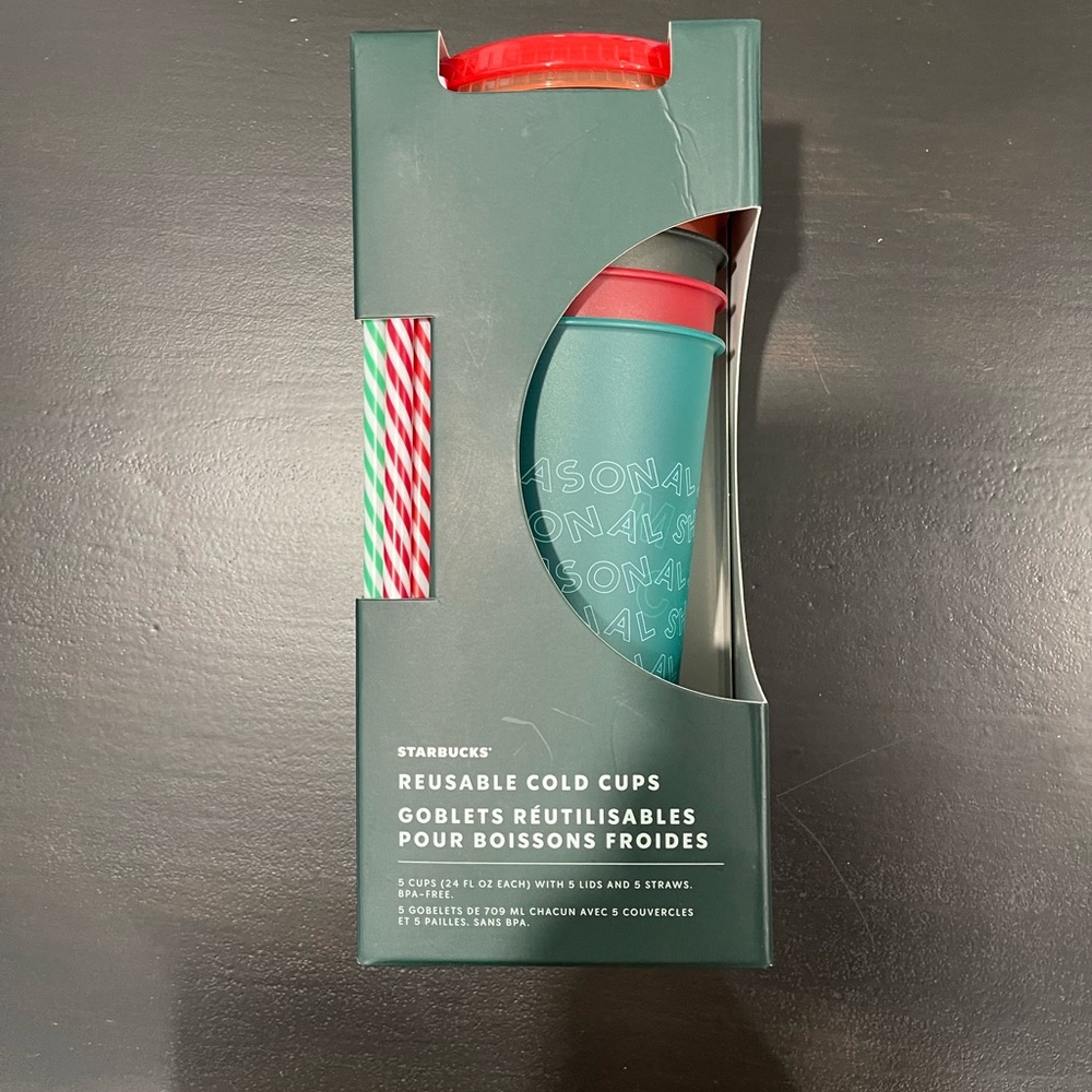NWT Limited Edition Starbucks Holiday Cold Cups